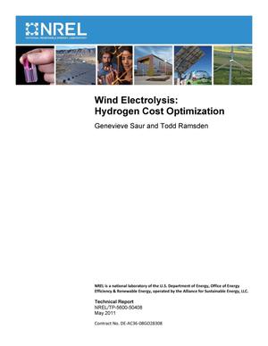 Wind Electrolysis: Hydrogen Cost Optimization