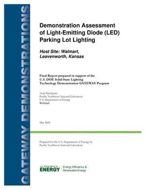 Demonstration Assessment of Light-Emitting Diode (LED) Parking Lot Lighting in Leavenworth, KS