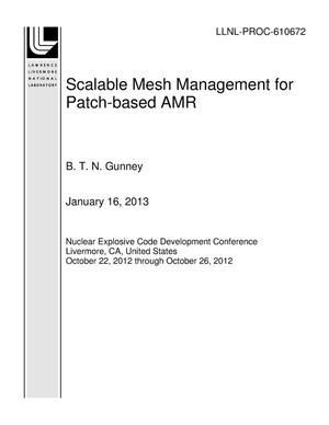 Scalable Mesh Management for Patch-based AMR