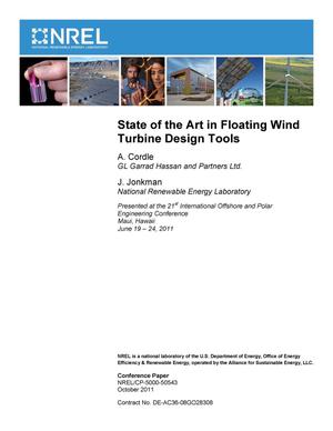 State of the Art in Floating Wind Turbine Design Tools