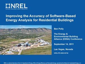 Improving the Accuracy of Software-Based Energy Analysis for Residential Buildings