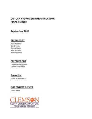 CU-ICAR Hydrogen Infrastructure Final Report