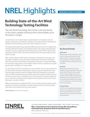 Building State-of-the-Art Wind Technology Testing Facilities (Fact Sheet)
