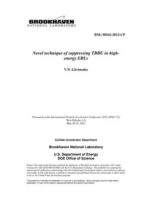 Novel technique of suppressing TBBU in high-energy ERLs
