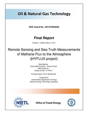 Remote Sensing and Sea-Truth Measurements of Methane Flux to the Atmosphere (HYFLUX project)