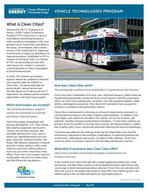 Clean Cities Fact Sheet, May 2011