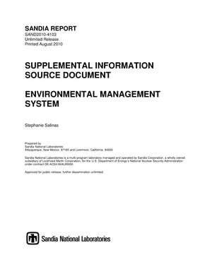 Environmental management system.