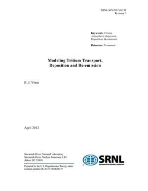 MODELING TRITIUM TRANSPORT, DEPOSITION AND RE-EMISSION