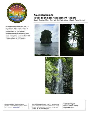 American Samoa Initial Technical Assessment Report