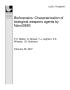 Report: Bioforensics: Characterization of biological weapons agents by NanoSI…