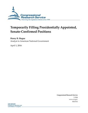 Temporarily Filling Presidentially Appointed, Senate-Confirmed Positions
