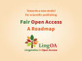Thumbnail image of item number 1 in: 'Fair Open Access: A Roadmap'.