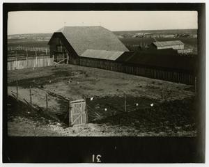 Primary view of object titled '[Photograph of barnyard]'.