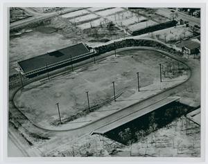 [Aerial Photograph of the Football Field at North Texas State Teachers College]
