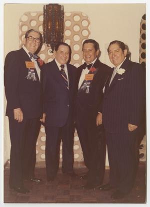 [Frank Cuellar Sr., Gilbert Cuellar, Willie J. Cuellar, and Mack Cuellar in formal attire]