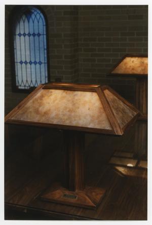 [Lamp with donors plaque 1]