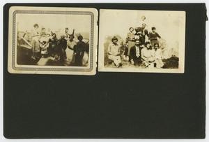 [Album page with two photos "large groups"]