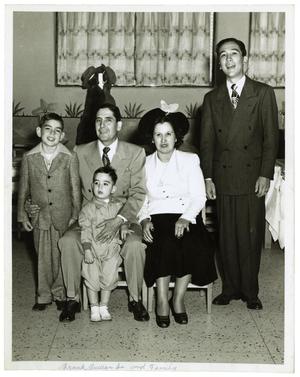 [Portrait of Cuellar family]