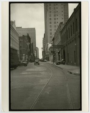 [Photograph of a street in Fort Worth]