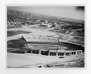 [Aerial view of Fouts Field]