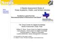Thumbnail image of item number 1 in: 'A Needs Assessment Study of Texas Academic, Public, and School Libraries'.