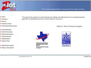 The Z Texas Implementation Component of the Library of Texas