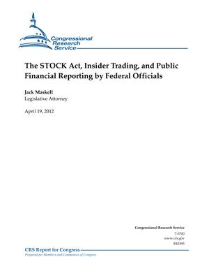 The STOCK Act, Insider Trading, and Public Financial Reporting by Federal Officials
