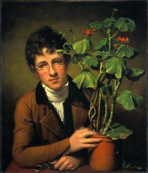 Primary view of object titled 'Rubens Peale with a Geranium'.