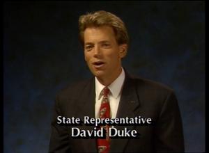 [1991 David Duke political campaign ad]