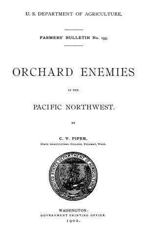 Orchard Enemies in the Pacific Northwest