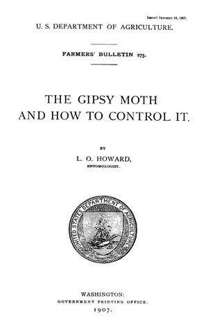 The Gypsy Moth and How to Control It