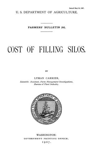Cost of Filling Silos