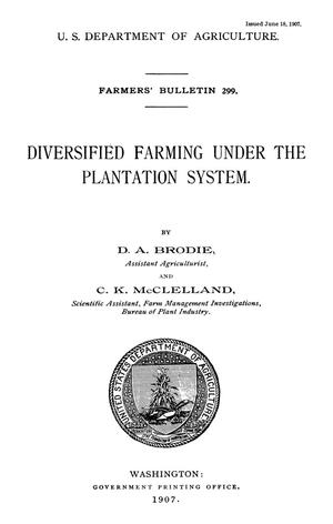 Diversified Farming Under the Plantation System