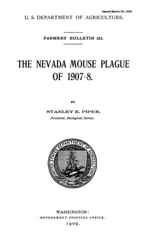 The Nevada Mouse Plague of 1907-08