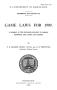 Thumbnail image of item number 1 in: 'Games Laws for 1909: A Summary of the Provisions Relating to Seasons, Shipment, Sale, Limits and Licenses'.