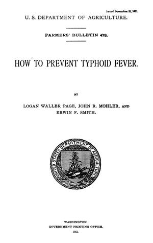 How to Prevent Typhoid Fever