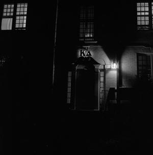 [Kappa Alpha sign at night, 2]