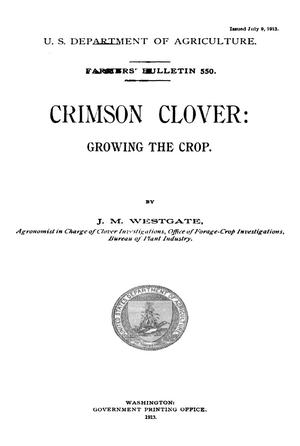 Crimson Clover: Growing the Crop