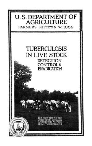 Tuberculosis in Live Stock: Detection, Control, and Eradication.