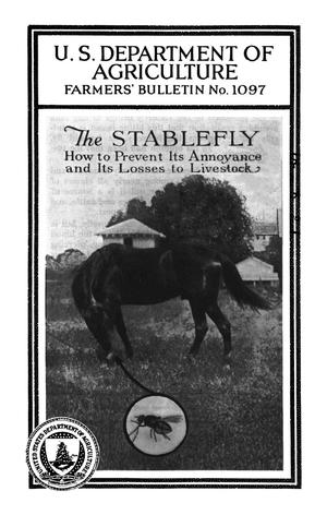 The Stable Fly: How to Prevent Its Annoyance and Its Losses to Live Stock