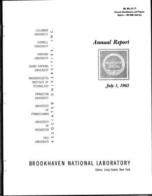 ANNUAL REPORT, JULY 1, 1963
