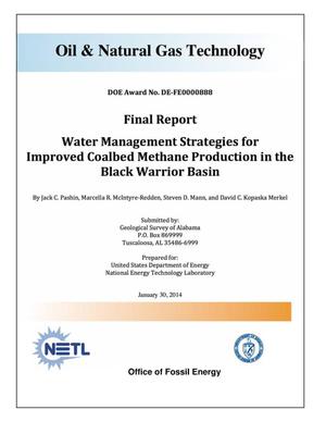 Water Management Strategies for Improved Coalbed Methane Production in the Black Warrior Basin
