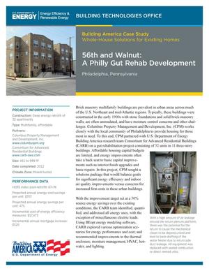56th and Walnut: A Philly Gut Rehab Development; Philadelphia, Pennsylvania (Fact Sheet)