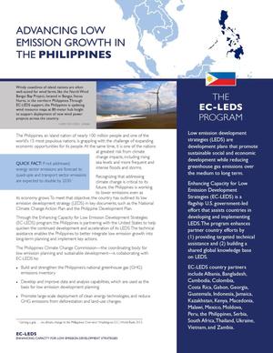 Advancing Low Emission Growth in the Philippines (Fact Sheet)