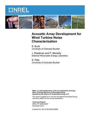 Acoustic Array Development for Wind Turbine Noise Characterization
