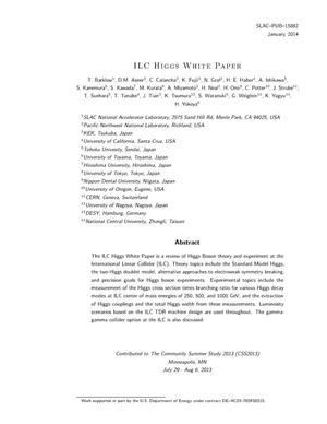 ILC Higgs White Paper