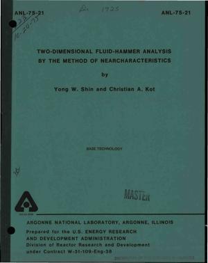 Two-dimensional fluid-hammer analysis by the method of nearcharacteristics