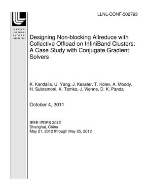 Designing Non-blocking Allreduce with Collective Offload on InfiniBand Clusters: A Case Study with Conjugate Gradient Solvers