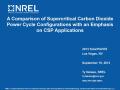 Presentation: A Comparison of Supercritical Carbon Dioxide Power Cycle Configuratio…