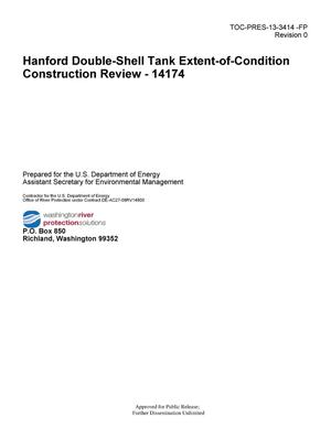 Hanford Double-Shell Tank Extent-of-Condition Construction Review - 14174